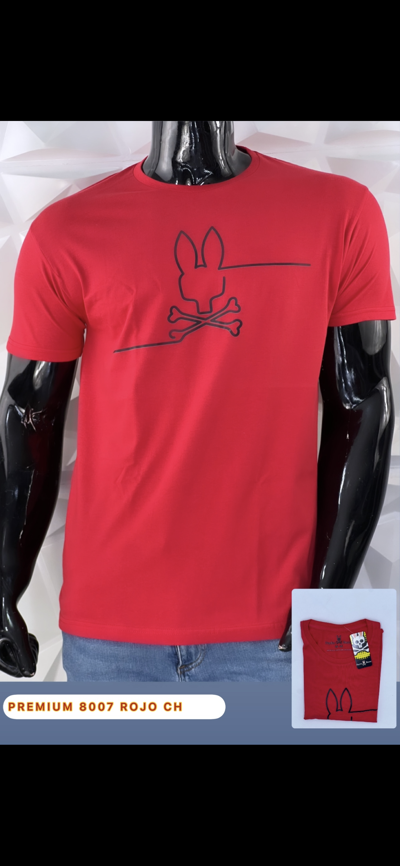 Playera Psycho Bunny Básica 8007