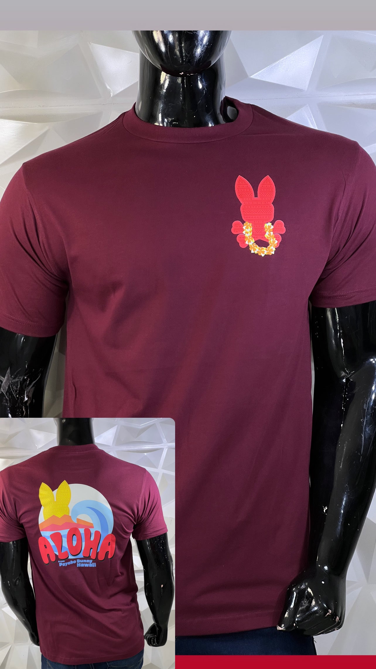 Playera Hawaii City Psycho Bunny Básica 23