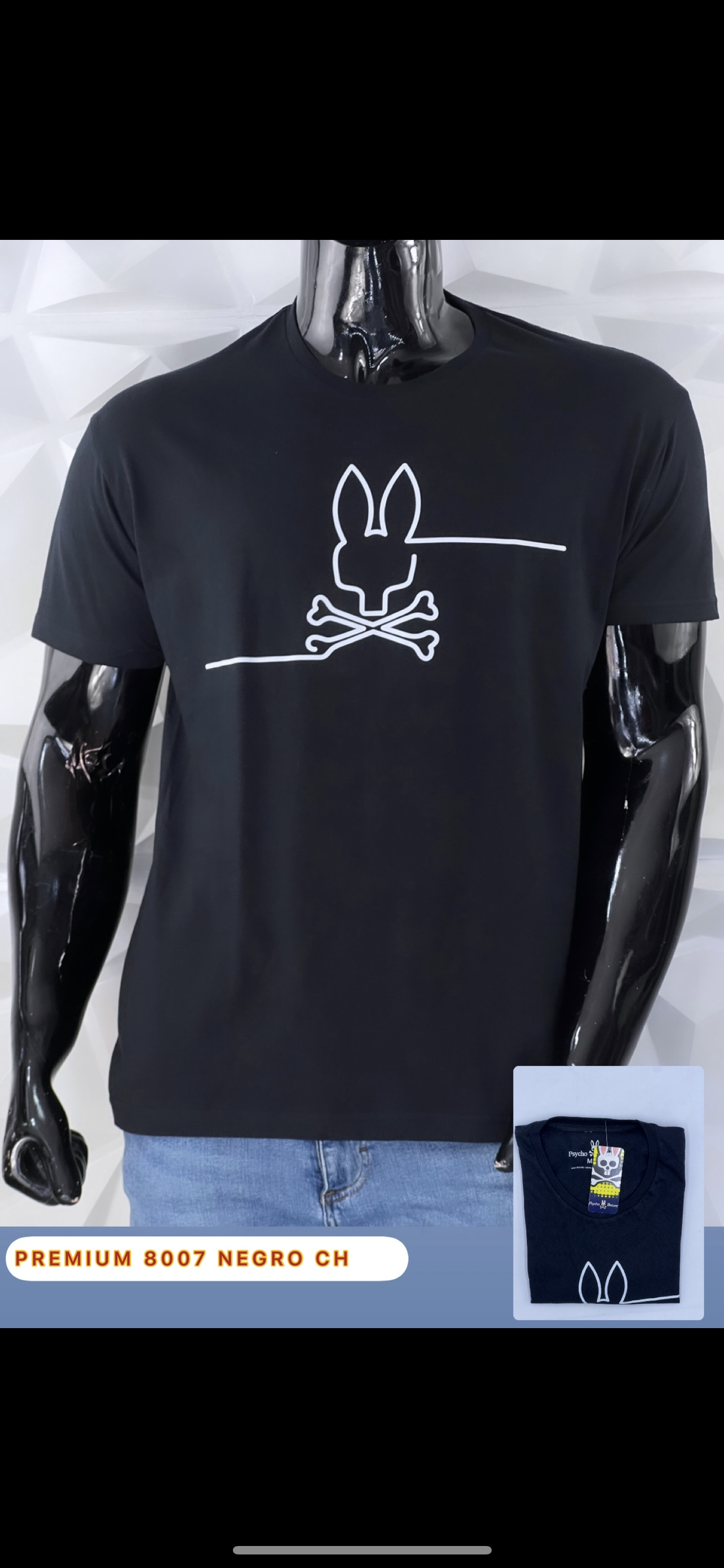 Playera Psycho Bunny Básica 8007