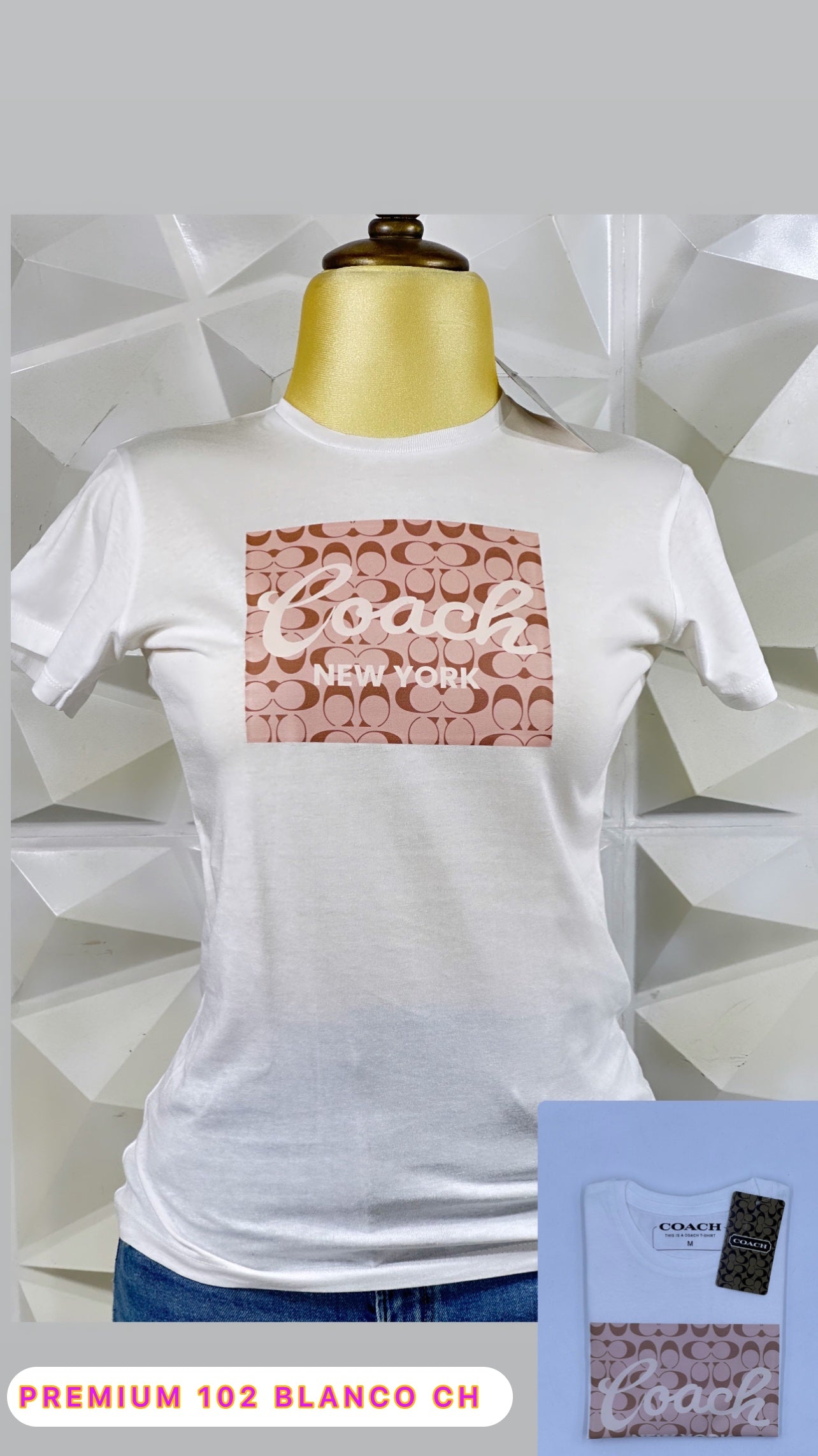 Playera Coach Básica 102