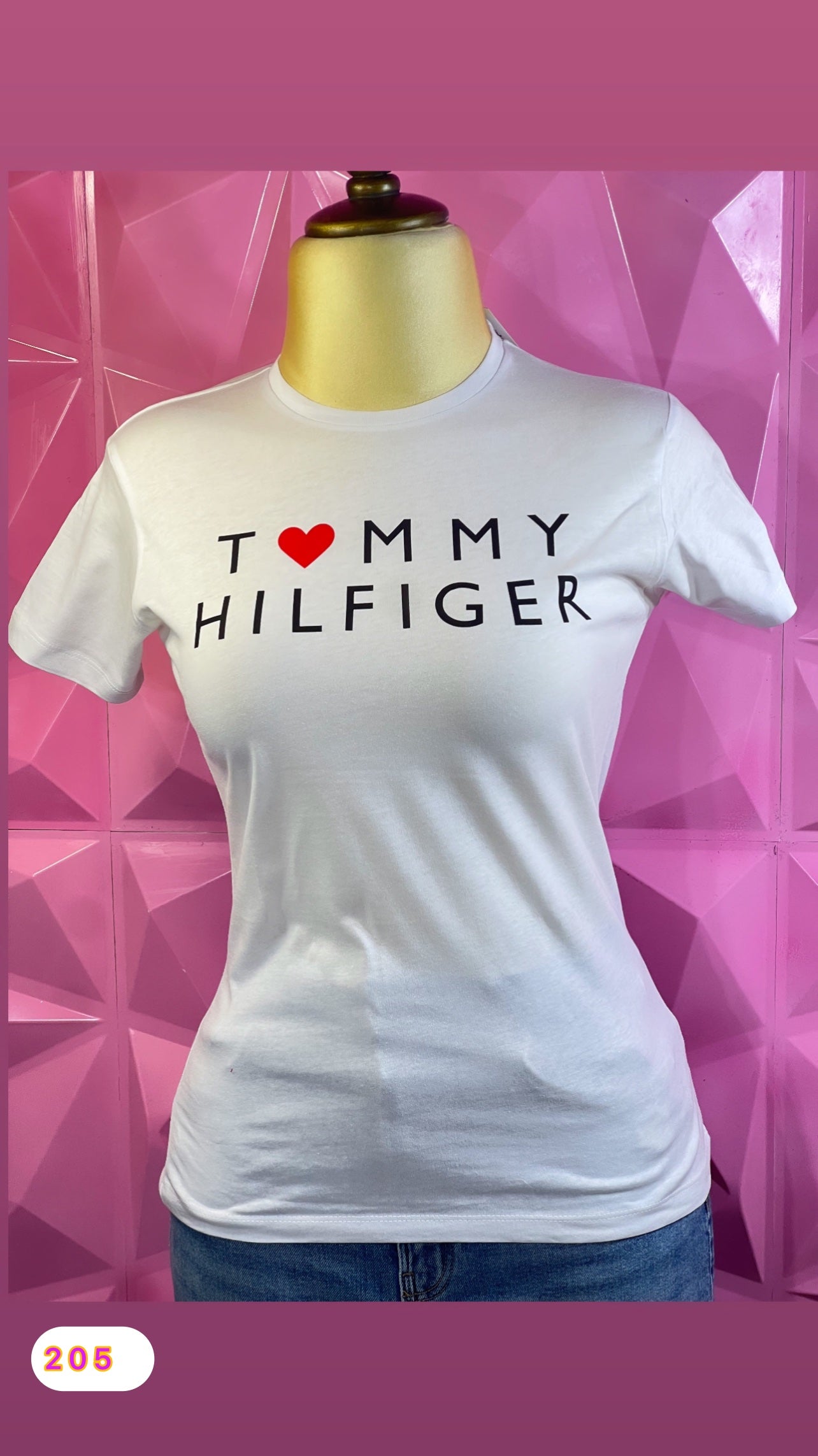 Playera Tommy Hilfiger Básica 205